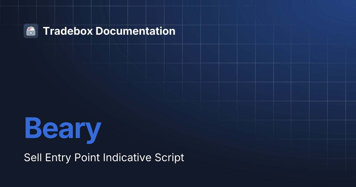 Beary | Tradebox Documentation